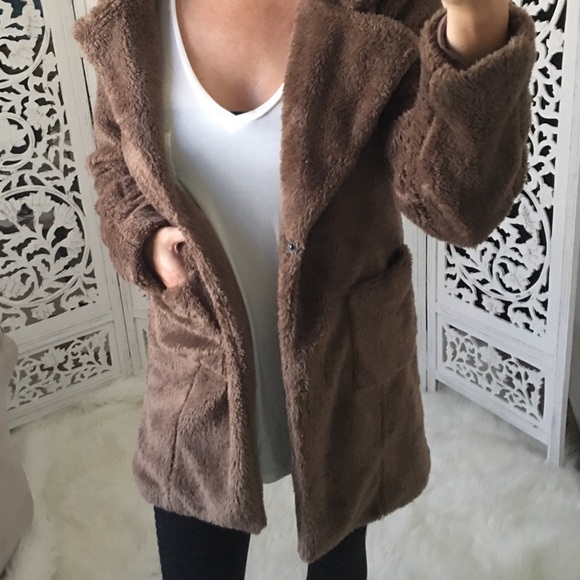 Faux Fur Teddy Coat - Picture 3 of 8